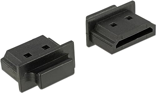 DELOCK Staubschutz für HDMI-A Buchse mit Griff 10 Stück schwarz von DeLOCK