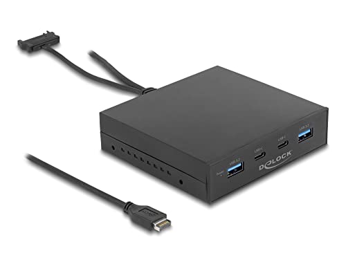 DeLOCK 3.5? USB 3.2 Gen 2 Front Panel 2 x USB Type-C + 2 x USB Typ-A DeLOCK 3.5? USB 3.2 Gen 2 Front Panel 2 x USB Type-C + 2 x USB Typ-A von DeLOCK