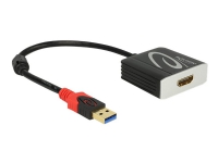 DeLOCK 62736, 0,2 m, USB Typ-A, HDMI, Männlich, Weiblich, Gold von DeLOCK