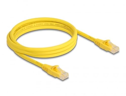 DeLOCK 80102 - Patchkabel Cat.6a, U/UTP, 2m, gelb von DeLOCK