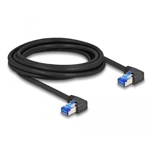 DeLOCK 80216 - RJ45 Netzwerkkabel Cat.6A S/FTP rechts gewinkelt, 3 m, schwarz DeLOCK 80216 - RJ45 Netzwerkkabel Cat.6A S/FTP rechts gewinkelt, 3 m, schwarz von DeLOCK