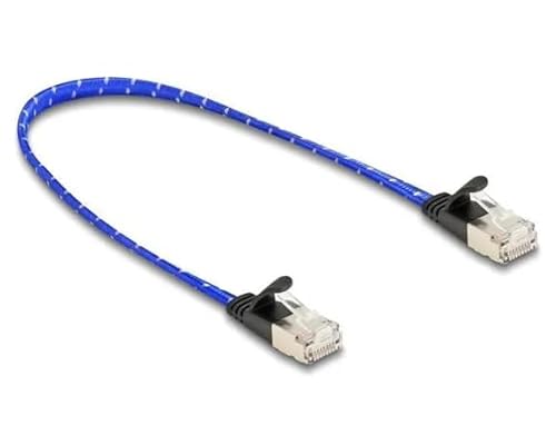 DeLOCK 80381 - Netzwerkkabel RJ45, U/FTP, 0,3m, blau von DeLOCK