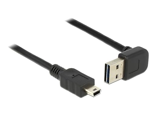 DeLOCK 83546 5 m USB A Mini-USB B männlich männlich schwarz Kabel USB – Kabel USB (5 m, USB A, Mini-USB B, 2.0, männlich/männlich, schwarz) von DeLOCK