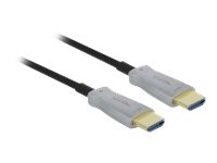 DeLOCK 84133, 50 m, HDMI Typ A (Standard), HDMI Typ A (Standard), 18 Gbit/s, Schwarz, Grau von DeLOCK