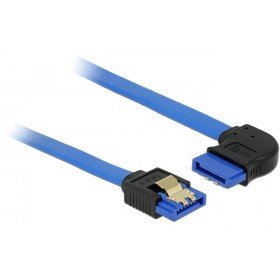 DeLOCK 84991 0,5 m SATA 7-pin SATA 7-pin schwarz, blau Kabel SATA – Kabel SATA von DeLOCK