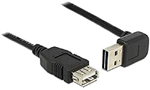 DeLOCK 85177 0,5 m USB A USB A männlich weiblich schwarz Kabel USB – Kabel USB (0,5 m, USB A, USB A, 2.0, männlich/weiblich, schwarz) von DeLOCK