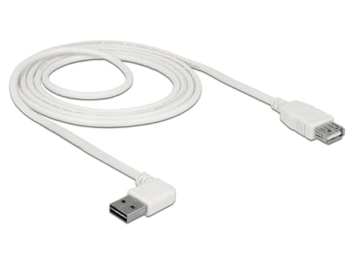 DeLOCK 85180 2 m USB A USB A männlich weiblich weiß Kabel USB – Kabel USB (2 m, USB A, USB A, 2.0, männlich/weiblich, weiß) von DeLOCK