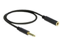 DeLOCK 85795, 4.4mm, Männlich, 4.4mm, Weiblich, 0,5 m, Schwarz DeLOCK 85795, 4.4mm, Männlich, 4.4mm, Weiblich, 0,5 m, Schwarz von DeLOCK