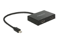 DeLOCK 87695, 0,3 m, Mini DisplayPort, 2 x DisplayPort, Männlich, Weiblich, 1.2a von DeLOCK