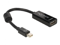 DeLOCK Adapter mini Displayport / HDMI, 0,18 m, Mini DisplayPort, HDMI Typ A (Standard), Männlich, Weiblich, Schwarz von DeLOCK