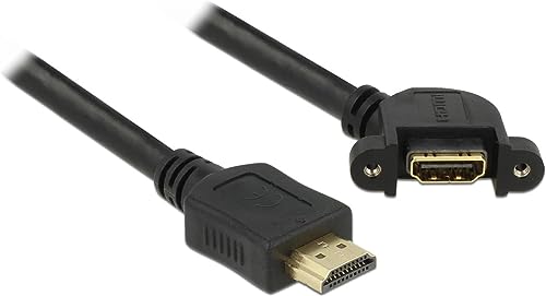 DeLOCK Kabel HDMI A Stecker > HDMI A Buchse zum Einbau 110° gewinkelt 1 m DeLOCK Kabel HDMI A Stecker > HDMI A Buchse zum Einbau 110° gewinkelt 1 m von DeLOCK