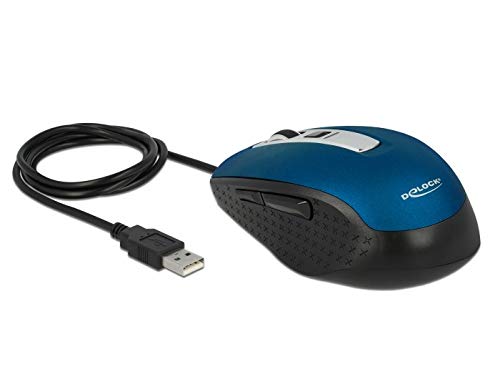 DeLOCK Mouse ÓPTICO DE 5 BOTONES USB TYP A Azul von DeLOCK