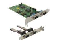 DeLOCK PCI Card 4x Serial, PCI, 1 Mbit/s, Kabelgebunden, 98SE/ME/2000/NT4.0/XP/Vista, Linux, DOS von DeLOCK