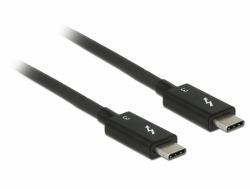 DeLOCK Thunderbolt 3 (20 Gb/s) USB-C Kabel Stecker an Stecker, passiv 3A, schwarz, 2,0m, [84847] von DeLOCK