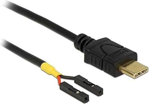 DeLOCK - USB-Kabel - USB-C (M) bis 2 pin USB Header (W) Separate - 20cm - Schwarz (85395) von DeLOCK