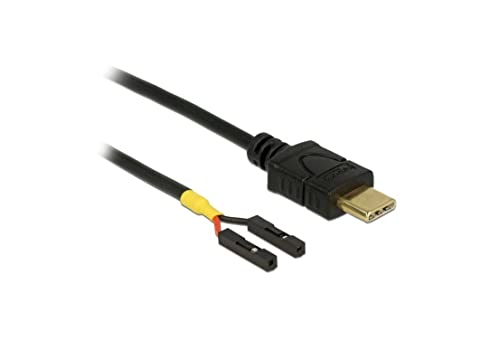 DeLOCK - USB-Kabel - USB-C (M) bis 2 pin USB Header (W) Separate - 30cm - Schwarz (85396) von DeLOCK