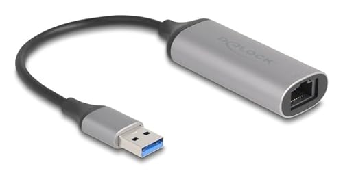 DeLOCK USB Typ-A Adapter zu 5 Gigabit LAN DeLOCK USB Typ-A Adapter zu 5 Gigabit LAN von DeLOCK