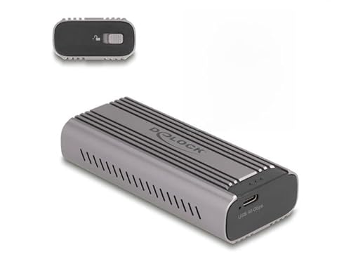 DeLOCK USB Type-C™ 40 Gbps Gehäuse für 1 x M.2 NVMe PCIe SSD von DeLOCK