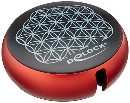 DeLOCK USB 2.0 Aufrollkabel Typ-A zu USB-C™ schwarz/rot von DeLOCK