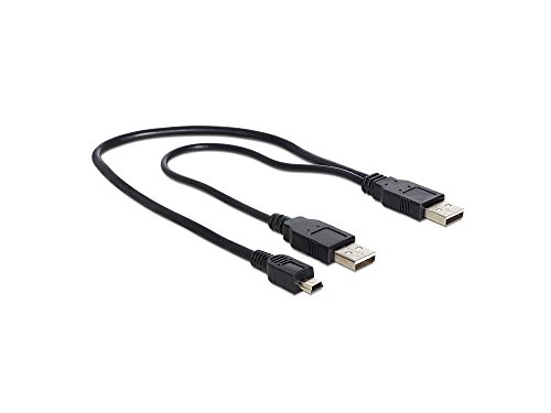 DeLock 83178 – USB Kabel (USB A, männlich/männlich, Schwarz) von DeLOCK