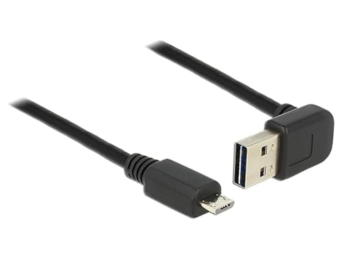 DeLOCK 83536 2 m USB A Micro B Männlich Männlich Weiß Kabel USB – Kabel USB (2 m, USB A, Micro B, 2.0, männlich/männlich, weiß) von DeLOCK