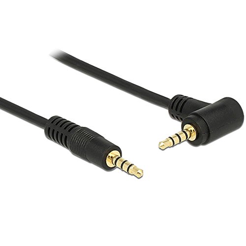 DeLock 84735 Audio-Kabel, 3,5 mm, 0,5 m, Schwarz von DeLOCK