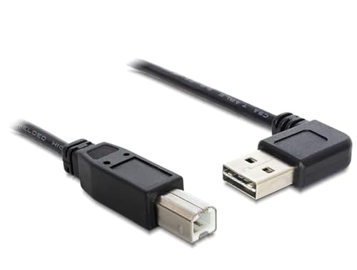 DeLock 85167 0,5 m USB A USB B männlich männlich schwarz Kabel USB – Kabel USB (0,5 m, USB A, USB B, 2.0, männlich/männlich, schwarz) von DeLOCK