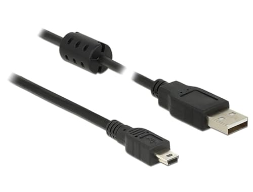 DeLock Kabel USB 2.0 Typ-A Stecker > USB 2.0 Mini-B Stecker 3,0 m schwarz von DeLOCK