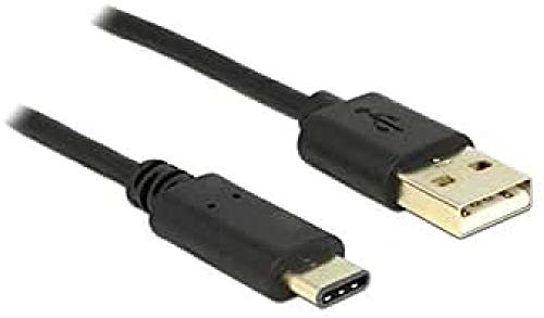 DeLock Kabel USB 2.0 Typ-A Stecker > USB Type-C 2.0 Stecker 2,0 m schwarz von DeLOCK