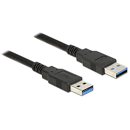 DeLock Kabel USB 3.0 Typ-A Stecker > USB 3.0 Typ-A Stecker 2, 0 m Schwarz von DeLOCK