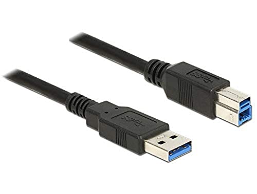 DeLock Kabel USB 3.0 Typ-A Stecker > USB 3.0 Typ-B Stecker 2, 0 m Schwarz DeLock Kabel USB 3.0 Typ-A Stecker > USB 3.0 Typ-B Stecker 2, 0 m Schwarz von DeLOCK