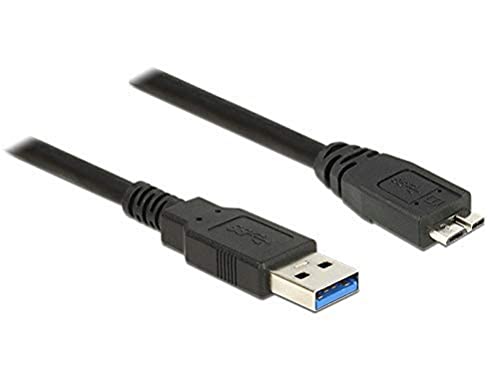 DeLock Kabel USB 3.0 Typ-A Stecker > USB 3.0 Typ Micro-B Stecker 2,0 m schwarz von DeLOCK