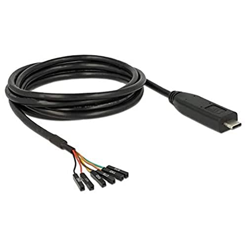 DeLock Konverter USB Type-C 2.0 Stecker zu Lvttl 3.V 6 Pin Pfostenbuchse Einzeln 2.0 m - Kabel - Digital/Daten, 63946 von DeLOCK