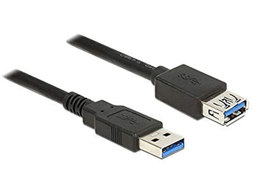 DeLock Verlängerungskabel USB 3.0 Typ-A Stecker > USB 3.0 Typ-A Buchse 3,0 m schwarz von DeLOCK