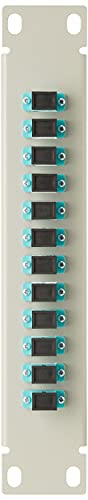Delock 10″ LWL Patchpanel 12 Port SC Simplex aqua 1 HE grau Delock 10″ LWL Patchpanel 12 Port SC Simplex aqua 1 HE grau von DeLOCK