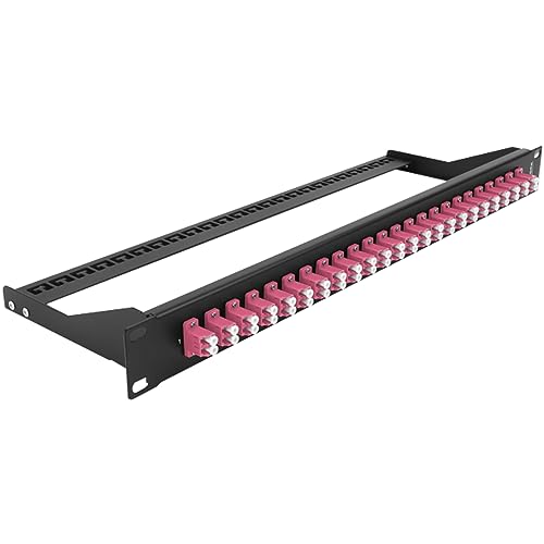 Delock 19″ LWL Patchpanel 24 Port LC Duplex violett Delock 19″ LWL Patchpanel 24 Port LC Duplex violett von DeLOCK