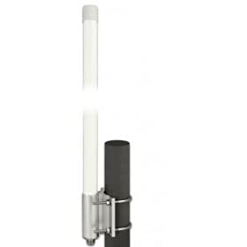 Delock 5G LTE Antenne N Buchse -2,14 - 2,93 dBi 33,5 cm starr Wand- und Mastmontage omnidirektional outdoor weiß von DeLOCK