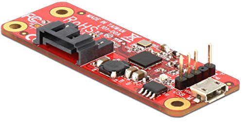 Delock 62626 Konverter Raspberry Pi USB Micro-B Buchse / USB Pin Header > SATA 7 Pin von DeLOCK