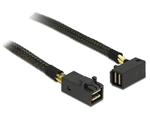 Delock 83621 Kabel, Mini SAS HD auf Mini SAS HD, 0,50m gewinkelt schwarz Delock 83621 Kabel, Mini SAS HD auf Mini SAS HD, 0,50m gewinkelt schwarz von DeLOCK