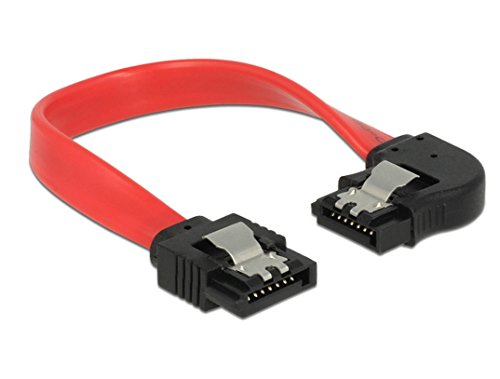 Delock 83962 - SATA-Kabel (0,2 m, SATA III, SATA 7-pin, SATA 7-pin, Male Connector/Male Connector, Rot) von DeLOCK