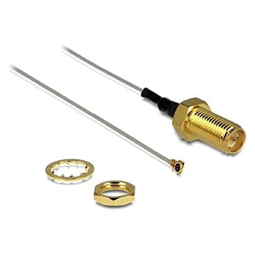 Delock 88815 Koaxialkabel, 0,2 m MHF IV (I-PEX) RP-SMA, Grau, männlich/weiblich, 50 Ohm von DeLOCK