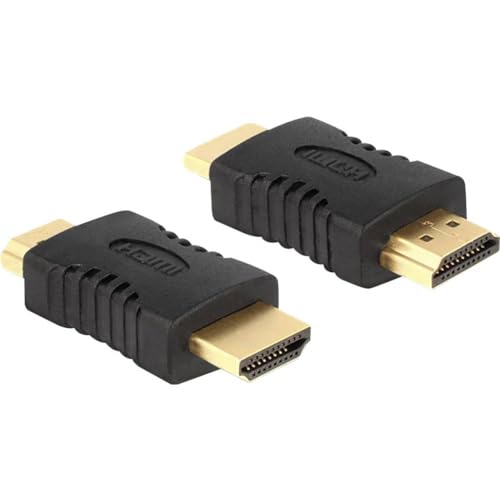 Delock Adapter HDMI-A St > A St 65508 Schwarz 1 - Pack von DeLOCK