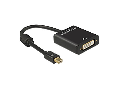 Delock Adapter mini Displayport 1.2 Stecker > DVI Buchse 4K Aktiv schwarz von DeLOCK