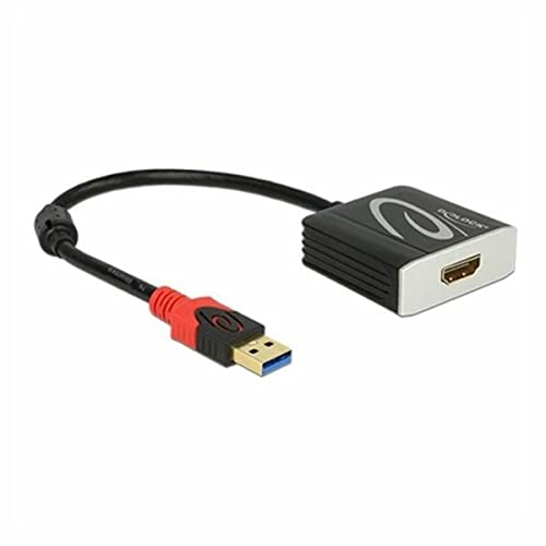 Delock Adapterkabel USB 3.0 Stecker > HDMI Buchse schwarz, 62736 von DeLOCK