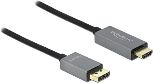 Delock Aktives DisplayPort 1.4 zu HDMI Kabel 4K 60 Hz (HDR) 2 m von DeLOCK