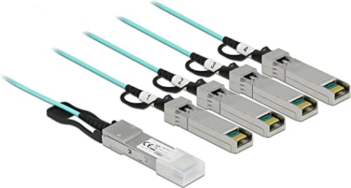 Delock Aktives Optisches Kabel QSFP+ zu 4 x SFP+ 3 m von DeLOCK
