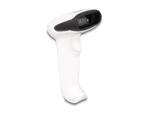 Delock Barcode Scanner 1D und 2D für 2,4 GHz, Bluetooth oder USB - weiß von DeLOCK