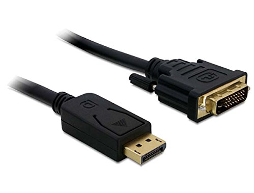 Delock DisplayPort/DVI Adapterkabel DisplayPort Stecker, DVI-D 24+1pol. Stecker 1.00m Schwarz 8259 von DeLOCK