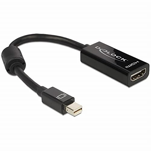 Delock DisplayPort Mini Adapter (19-Polig, HDMI, 0, 18 m) Schwarz von DeLOCK