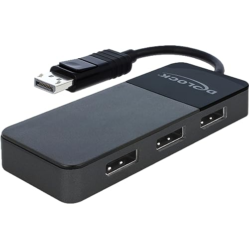 Delock DisplayPort Splitter 1.4 1x DisplayPort 3x DisplayPort, schwarz, 30cm Delock DisplayPort Splitter 1.4 1x DisplayPort 3x DisplayPort, schwarz, 30cm von DeLOCK